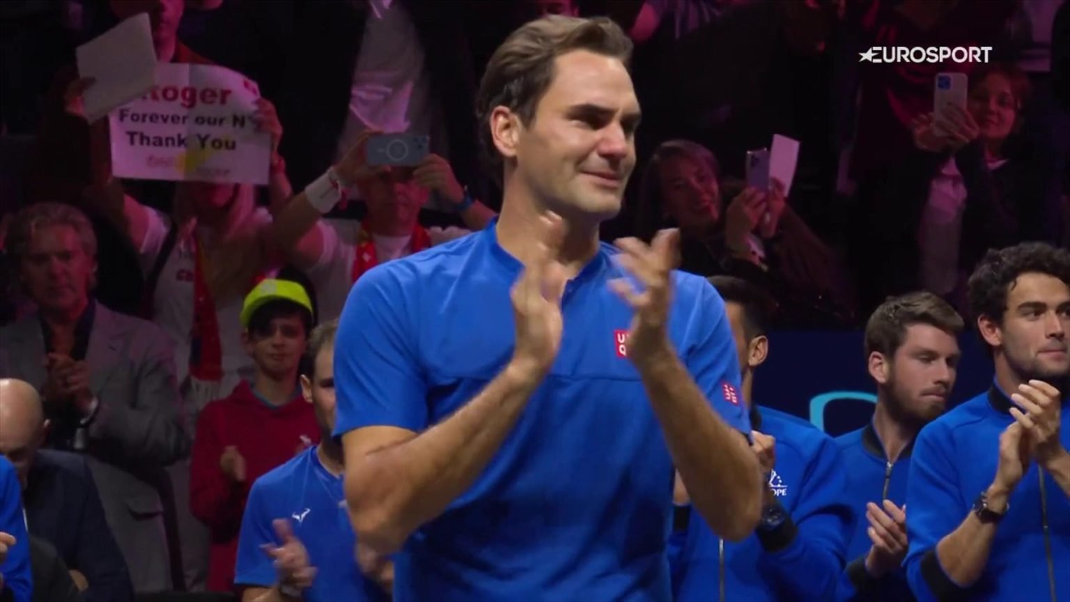 Watch Roger Federer’s final point in professional tennis in emotional farewell with Rafael Nadal at Laver Cup – Tennis video