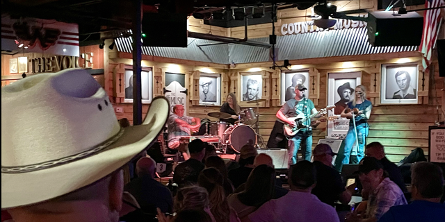 The Music City Bar and Grill is located on Music Valley Drive just outside Opryland, east of downtown Nashville.
