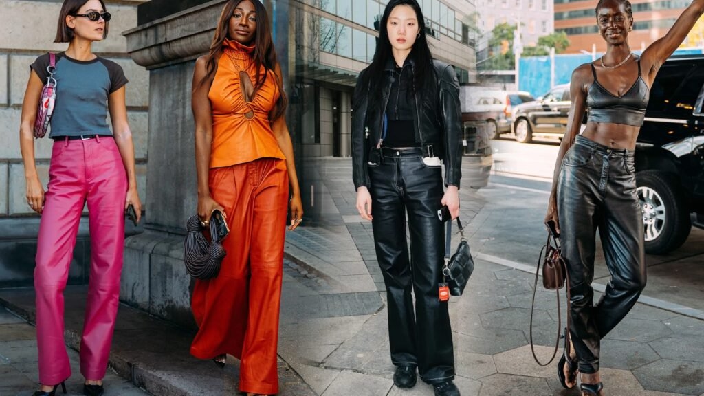 Fashion Can’t Get Enough of Leather (and Vegan Leather!) Pants