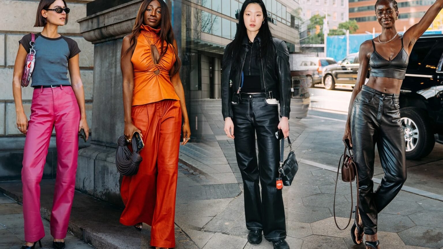 Fashion Can’t Get Enough of Leather (and Vegan Leather!) Pants