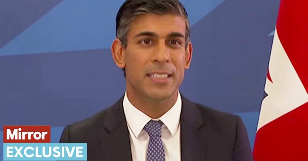 Rishi Sunak’s wide-eyed expression during speech suggested fear, says expert