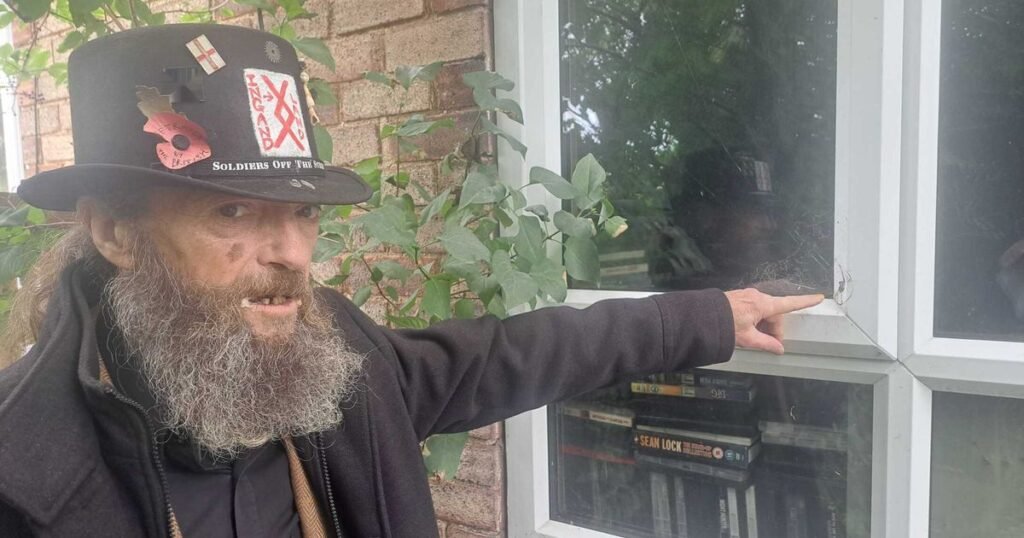 Ex-soldier forced to live in council flat with faeces-smeared door