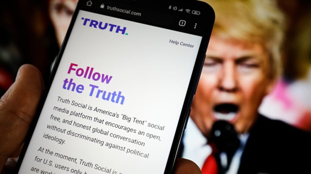 Truth Social merger partner’s shares rise after Trump weighs in on Elon Musk Twitter deal