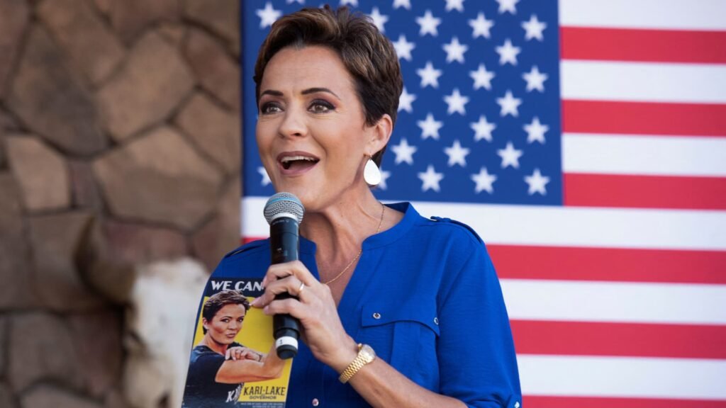 Arizona GOP governor candidate Kari Lake, who has spread election conspiracies, raises cash from business leaders