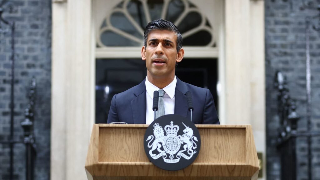 ‘Our country is facing a profound economic crisis’: Rishi Sunak pledges to fix mistakes as he becomes UK PM