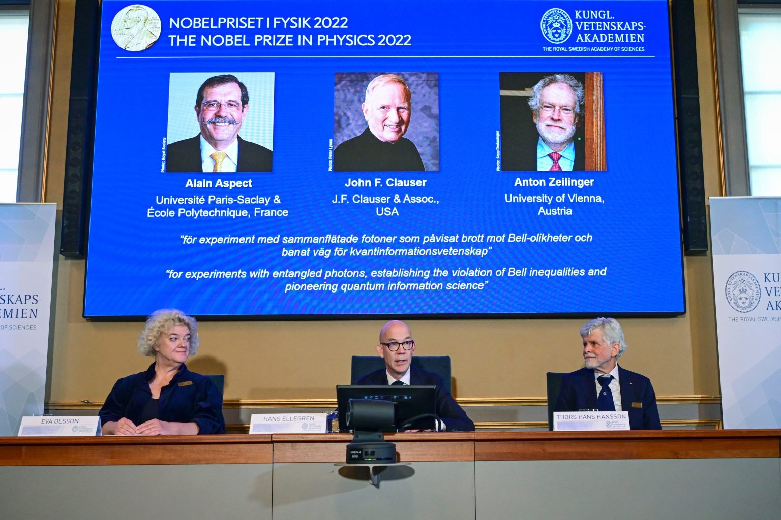 Nobel Prize goes to 3 physicists for work on quantum science