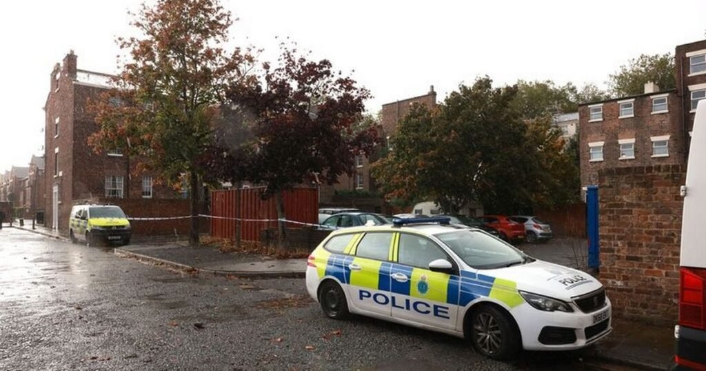 Man dies falling from third floor window in apartment block horror