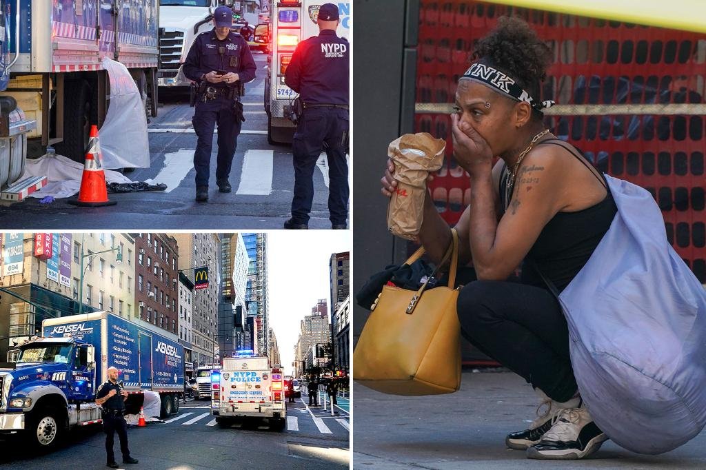 Pedestrian struck and killed by construction truck in Midtown: NYPD