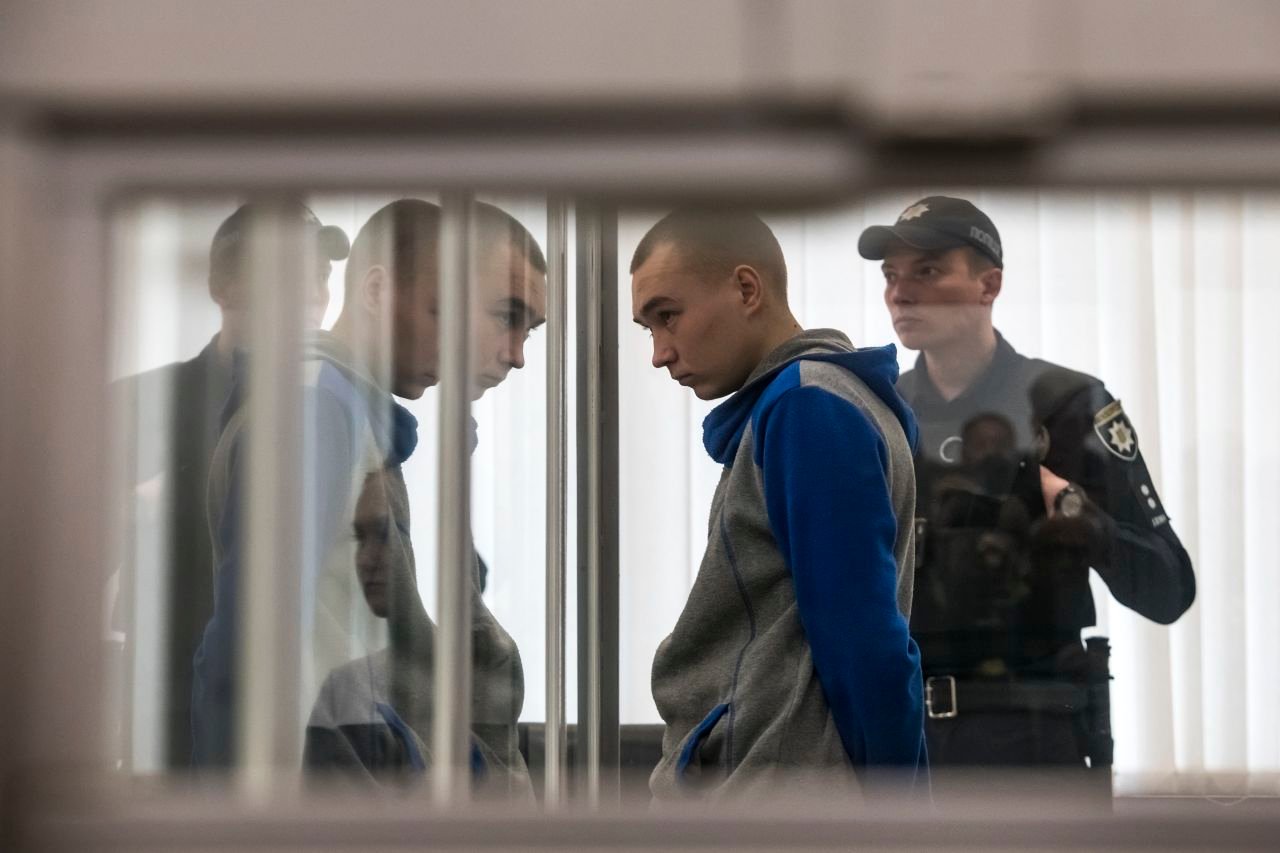 Russian soldier Vadim Shishimarin, 21, is <a href=