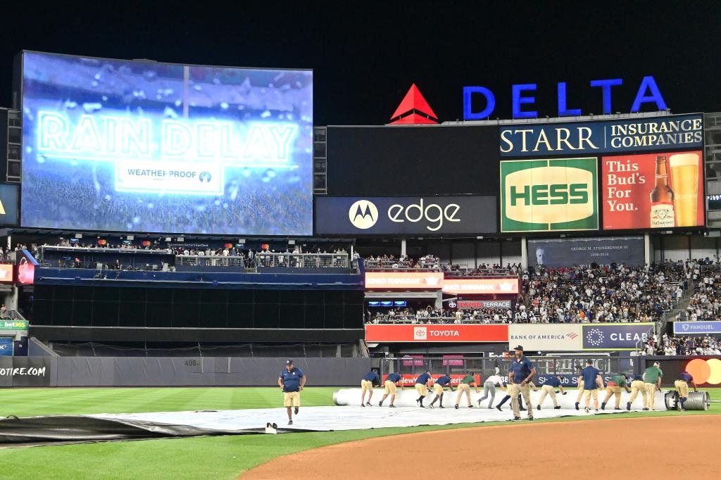 Yankees vs. Guardians ALDS Game 2 postponed due to rain