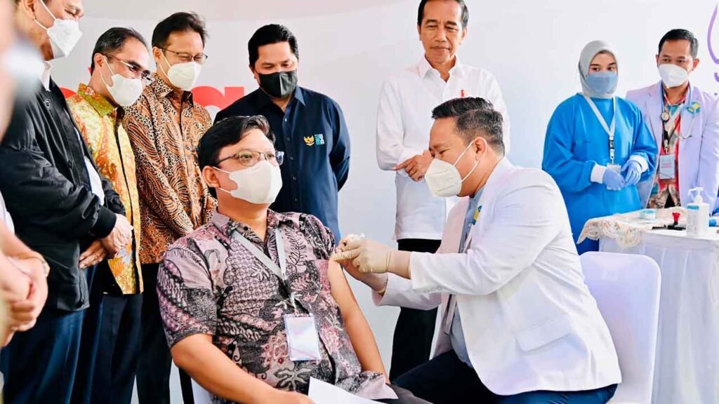 Indonesia leaders launch country’s first homegrown COVID-19 vaccine