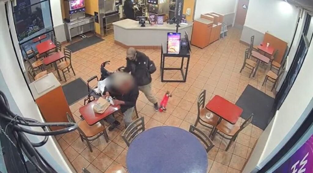 Los Angeles Taco Bell stabbing of 82-year-old man in wheelchair caught on video