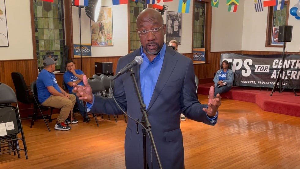 WATCH: Democratic Sen. Raphael Warnock dodges question on abortion limitations