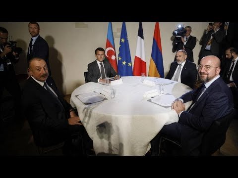 Azerbaijan and Armenia leaders meet at European summit