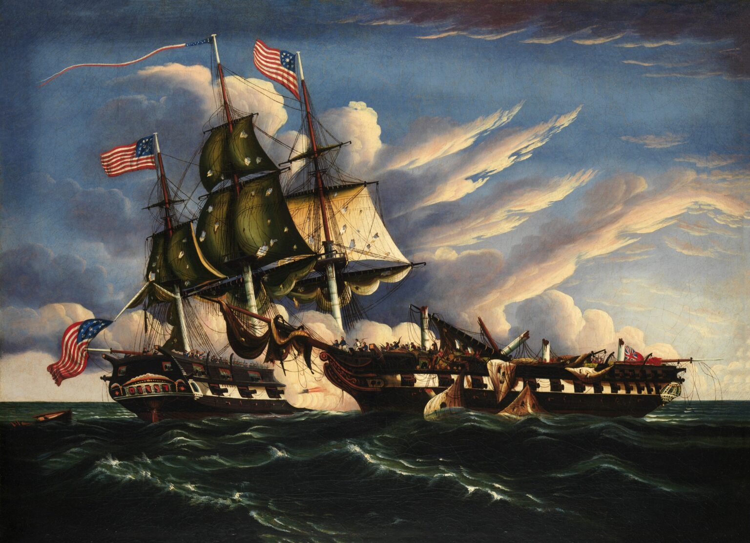 On this day in history, Oct. 21, 1797, legendary warship USS Constitution launched in Boston