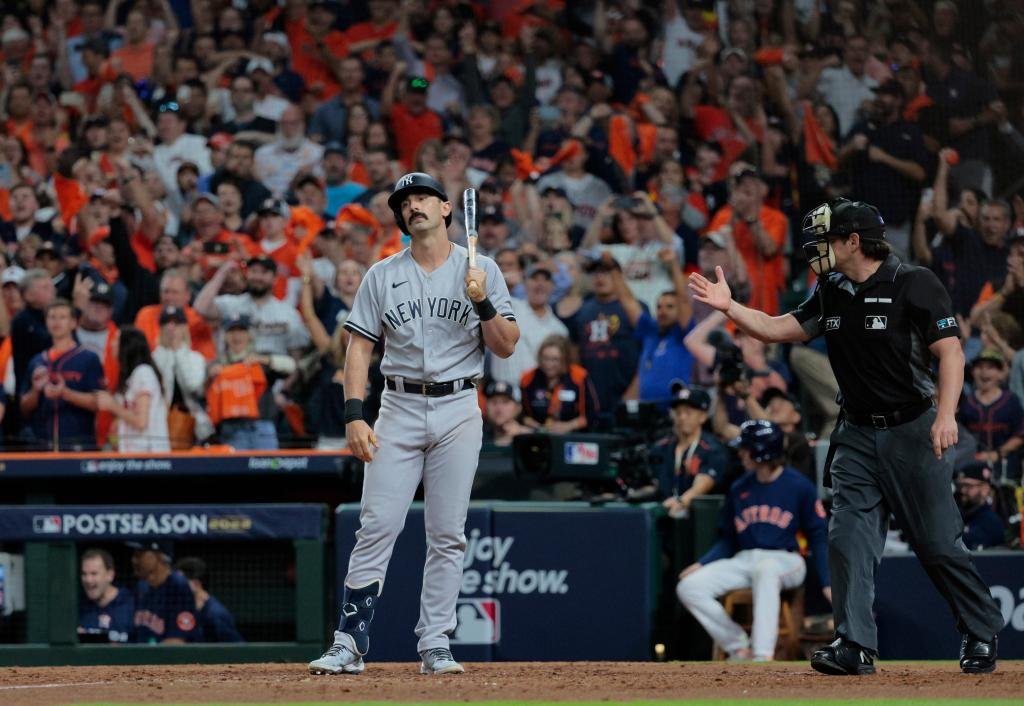 Yankees’ Matt Carpenter strikes out in key spot again as playoff woes continue