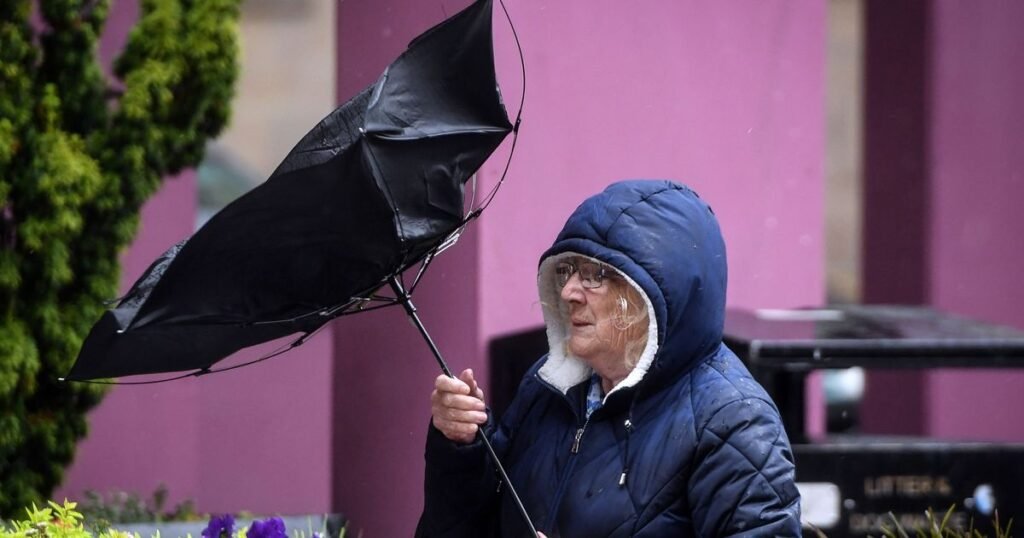 Thunderstorms predicted to batter Brits with heavy rain and blustery gales