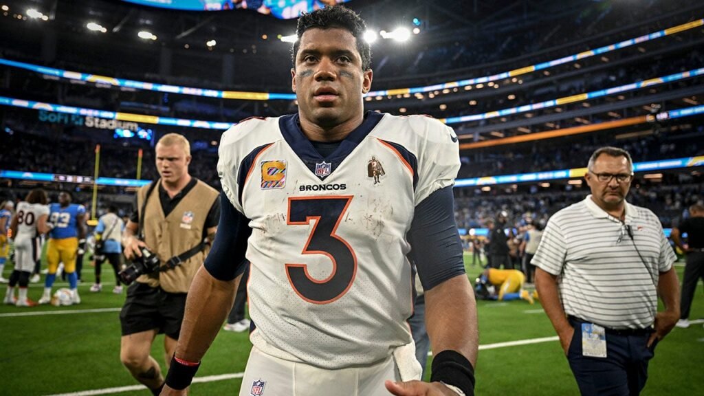 Broncos’ Russell Wilson out against Jets with hamstring injury