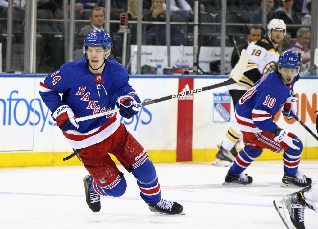 Rangers looking for right fit in Vitali Kravtsov’s return to lineup