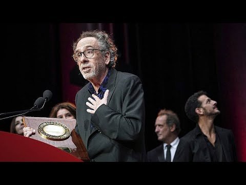 Tim Burton moved to tears as he received recognition for decades-long career at the Lumière …
