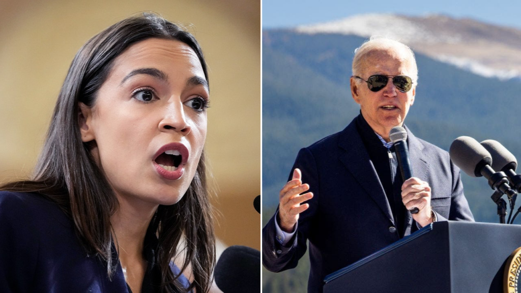 AOC hits Biden for not pardoning illegal immigrants for federal offenses of simple marijuana possession