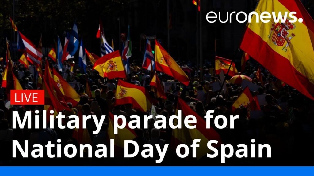 Military parade for National Day of Spain