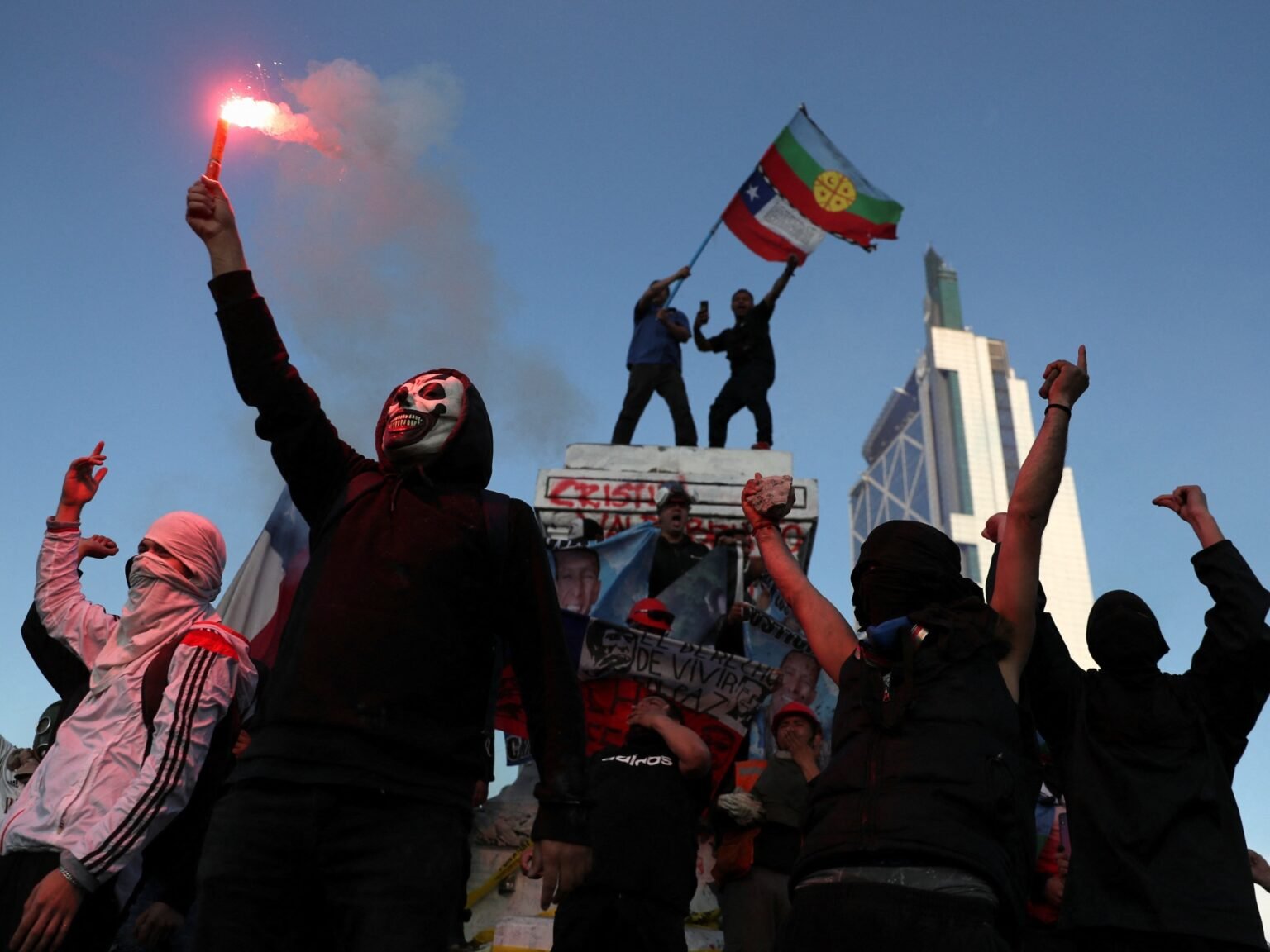 Photos: Clashes in Chile mark third anniversary of 2019 protests