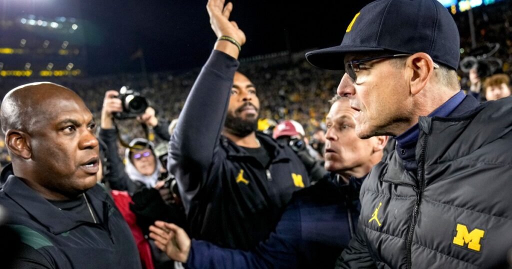 Michigan State suspends 4 football players after post-game fight