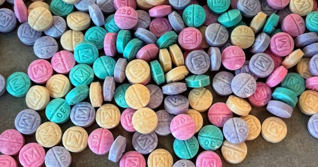 Young people are being targeted with brightly colored ‘rainbow fentanyl,’ US government warns