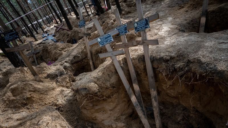 ‘People died in families.’ Survivors from liberated Izium tell of devastating airstrike