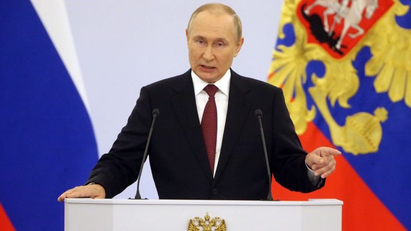 Putin has ‘no regrets’ over missile barrage in Ukraine, but says no need for more ‘massive’ strikes for now
