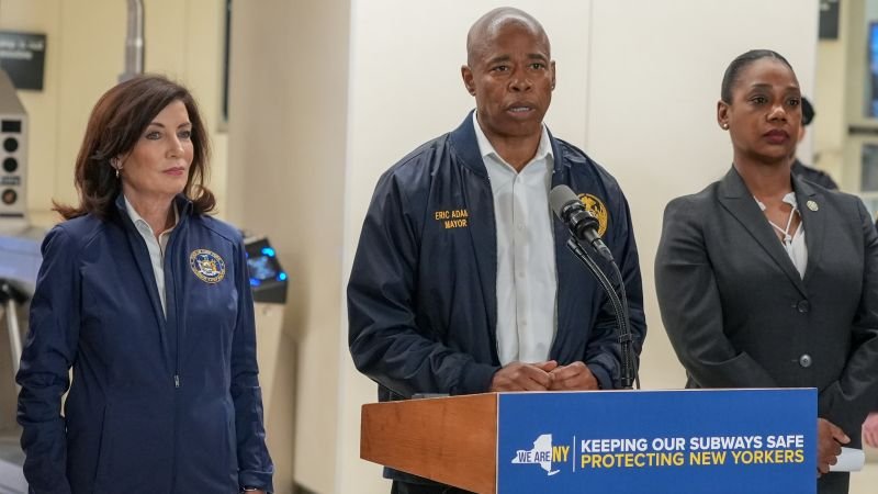 Mayor Eric Adams announces criminal justice task forces as crime increases in New York City’s transit system