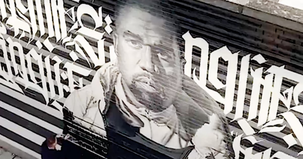 Kanye West mural in Chicago covered after antisemitic comments