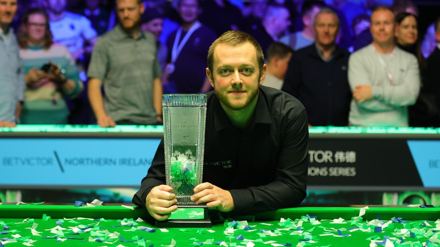 Mark Allen ready to celebrate ‘special’ Northern Ireland Open win – ‘I wonder how many Jagerbombs you can fit in this?’