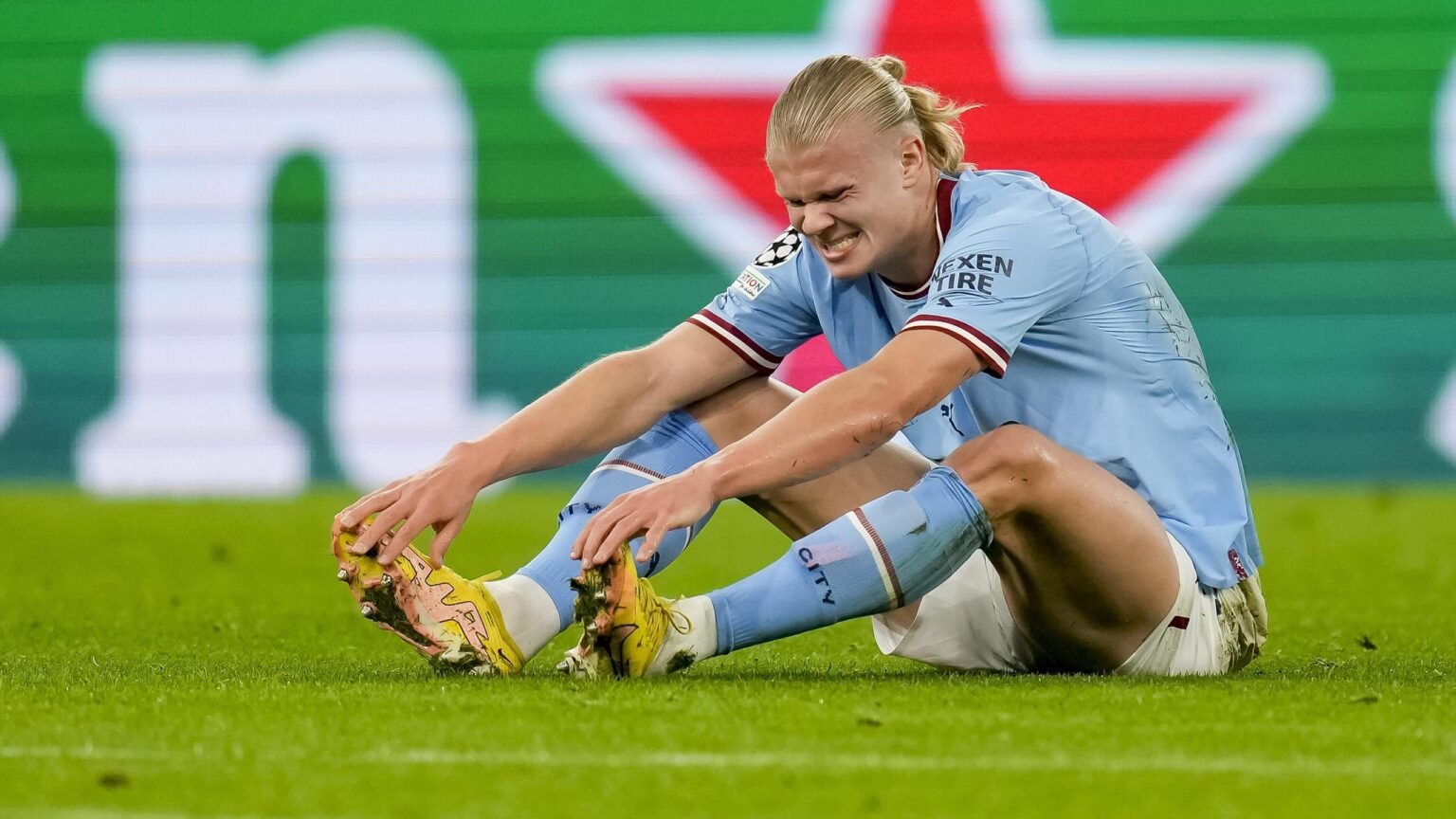 Erling Haaland had ‘fever’ before Man City draw as Pep Guardiola laments penalty ‘problem’ after Riyad Mahrez miss