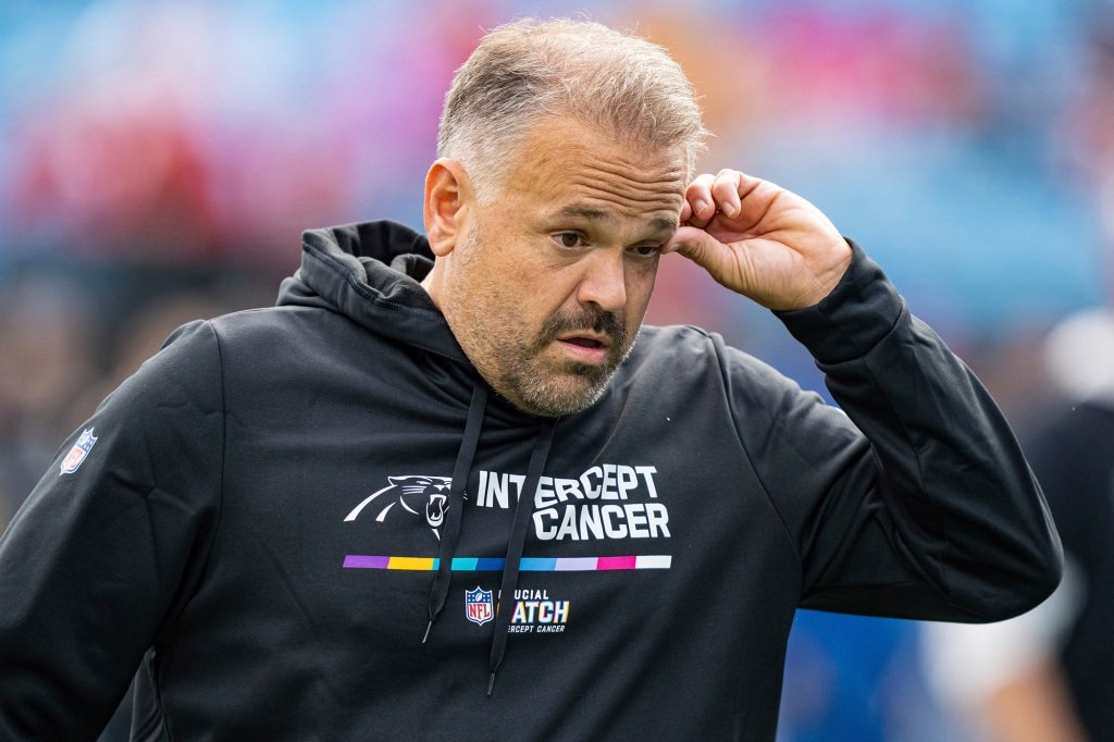 Matt Rhule was just 11-27 as head coach of the Panthers.