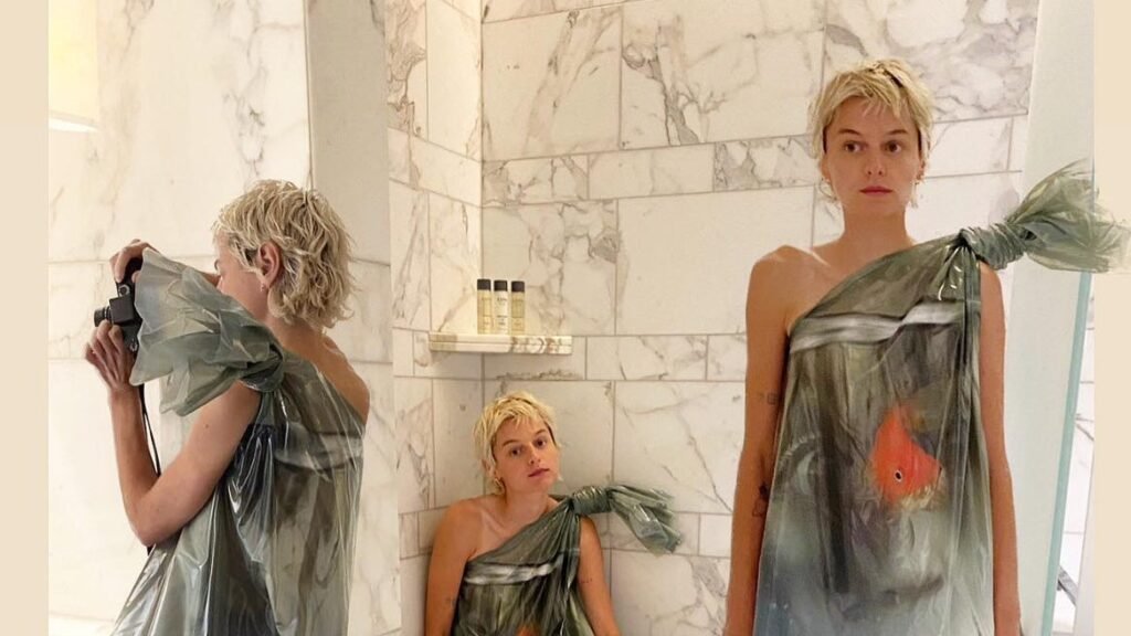Emma Corrin’s Goldfish Dress Is Pure Red Carpet Fantasy