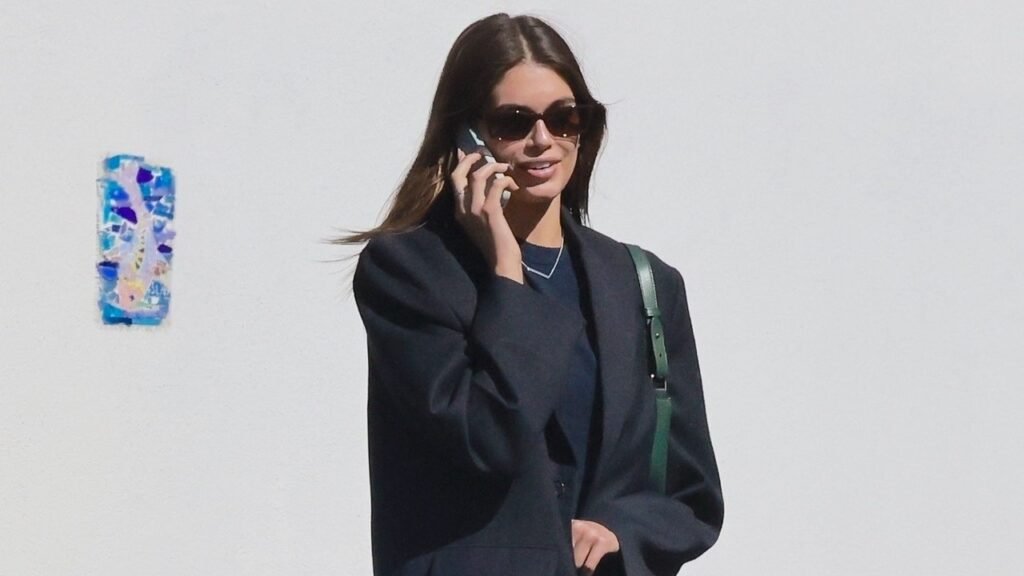 Kaia Gerber Steps Out in a Classic $100 Sneaker