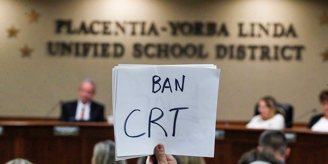 Yorba Linda, CA, Tuesday, November 16, 2021 - The Placentia Yorba Linda School Board discusses a proposed resolution to ban teaching critical race theory in schools.