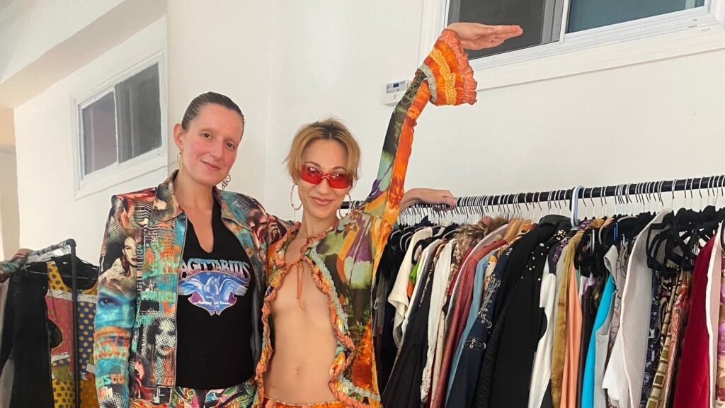 Trying on Super Rare Versace With Tei Shi at Nina Gabbana Vintage