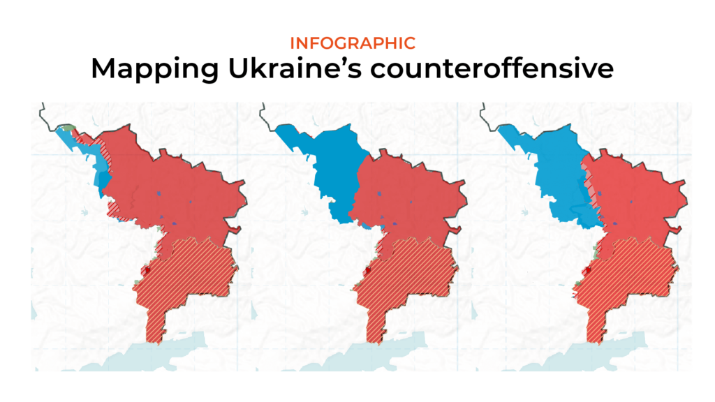 Mapping Ukraine’s counteroffensive