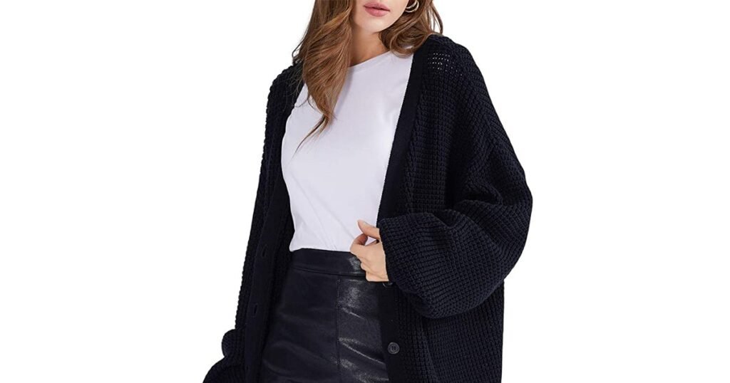 Stay Cozy and Cute in Fall Weather With This Oversized Cardigan