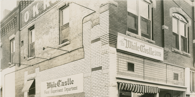 The first White Castle location. The fast food chain was founded in Wichita, Kansas, in 1921.