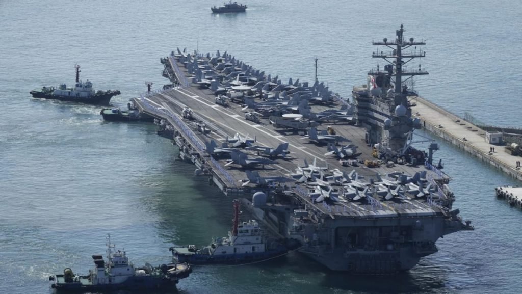 US carrier, allied ships hold missile defence drill after North Korea tests