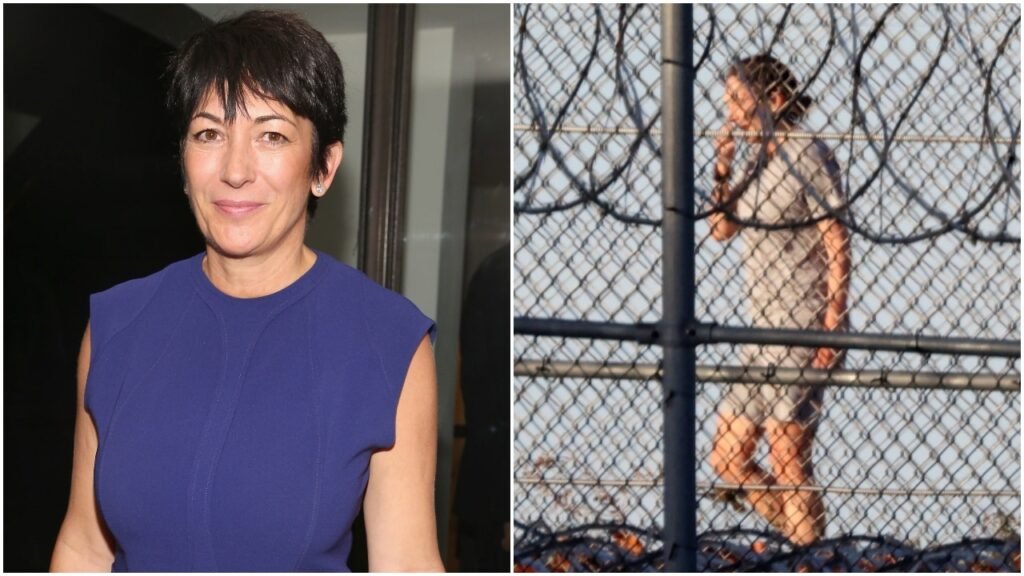 Convicted Jeffrey Epstein cohort Ghislaine Maxwell seen exercising, socializing in prison yard
