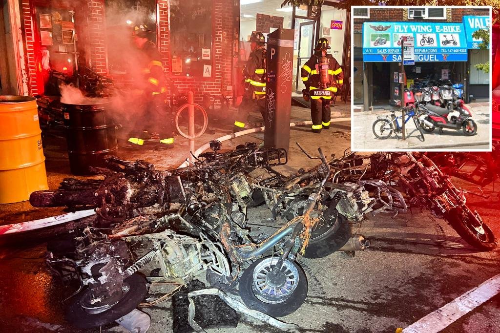 Massive blaze at NYC bike shop possibly sparked by e-bikes: FDNY