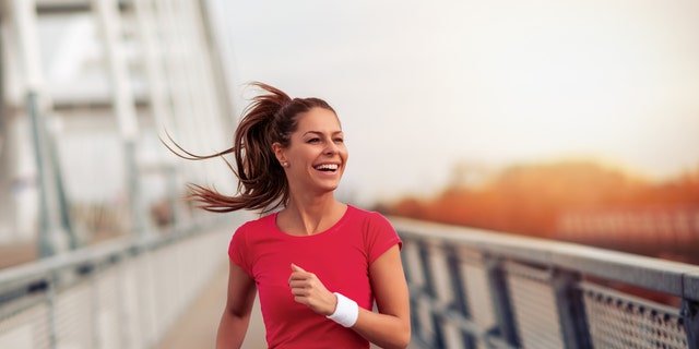 A young woman works out. Right now, due to high demand, there's an official shortage of Ozempic, according to the FDA.