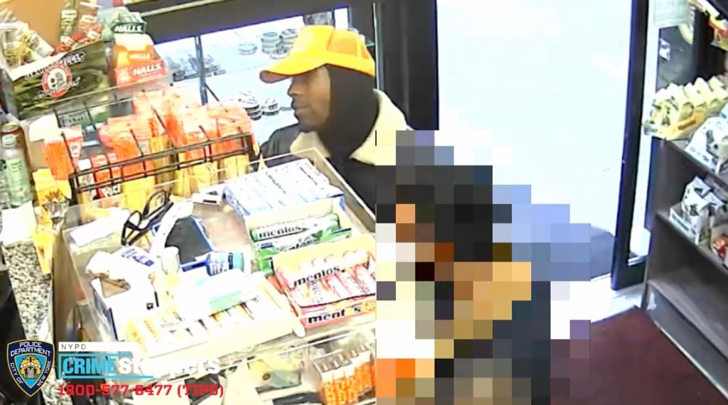 Police believe the man shown here was the intended target of the gunfire.
