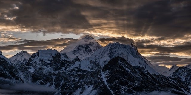 Shown is Mount Everest. Browne climbed to the top of it last year — in another outdoor adventure of his.