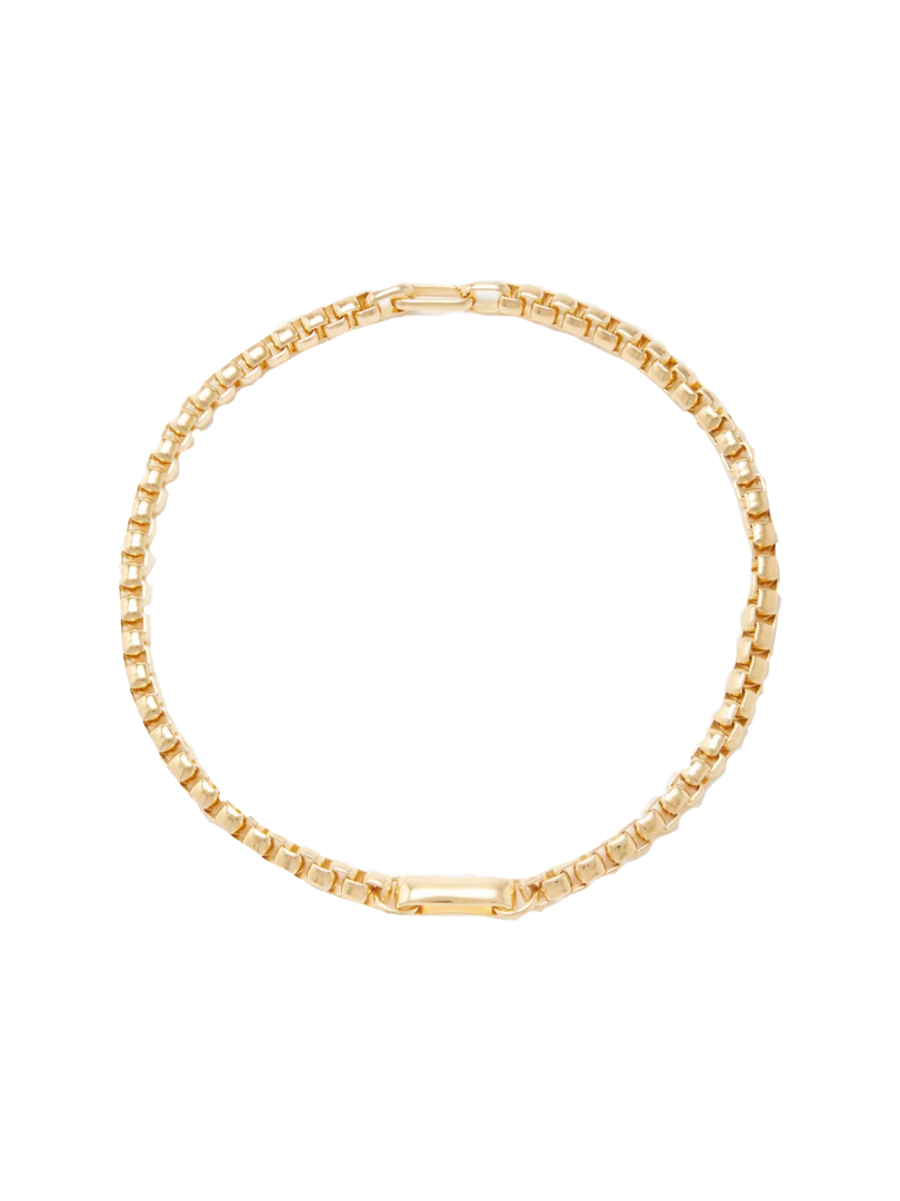 Image may contain: Bracelet, Jewelry, Accessories, Accessory, Chain, and Necklace